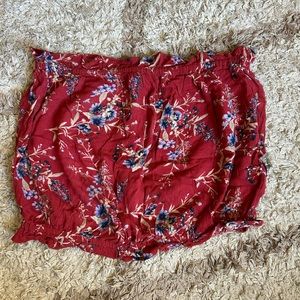 Floral tube top
